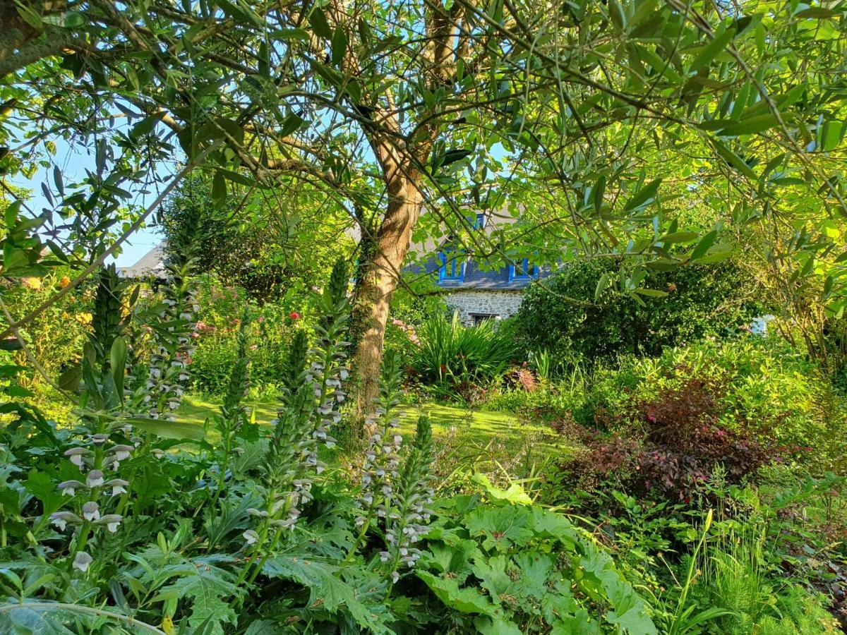 Grande maison en pierre, calme, jardin arboré. Roz-Landrieux Esterno foto