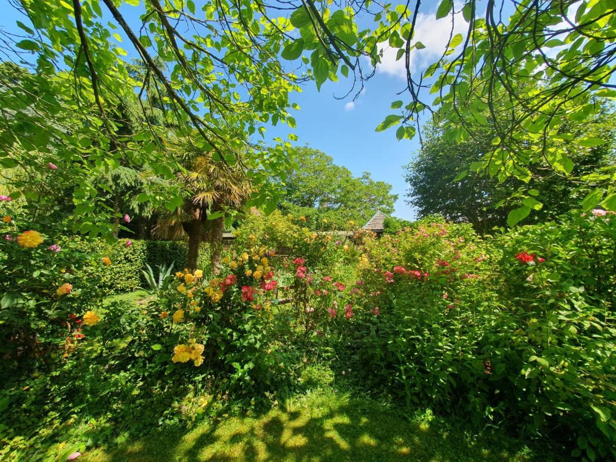 Grande maison en pierre, calme, jardin arboré. Roz-Landrieux Esterno foto